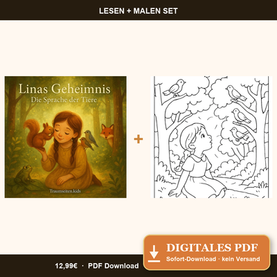 Bundle: Linas Geheimnis – Bilderbuch + Ausmalbuch PDF